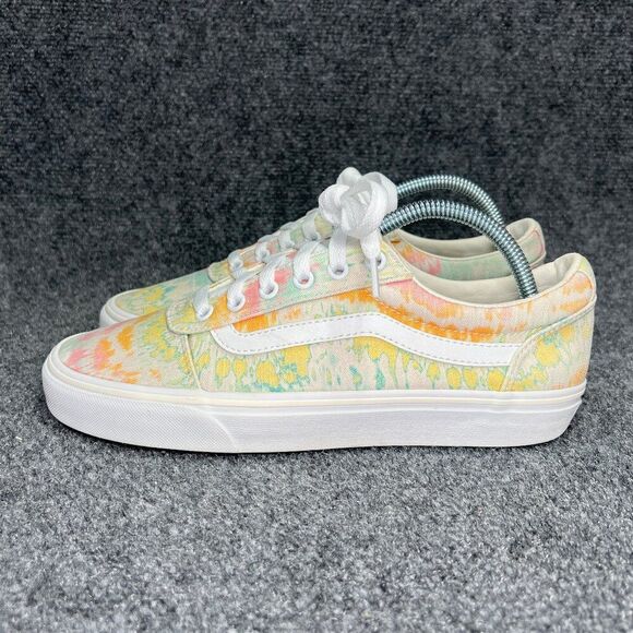 Vans Old Skool Shoes Women's Size 9 Tie Dye Low Lace Up Retro Skate Sneakers - Picture 4 of 11
